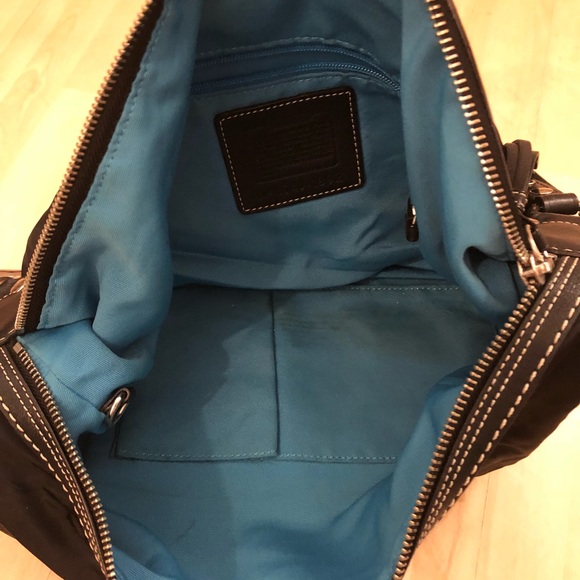 Coach black nylon hobo bag - Picture 3 of 8